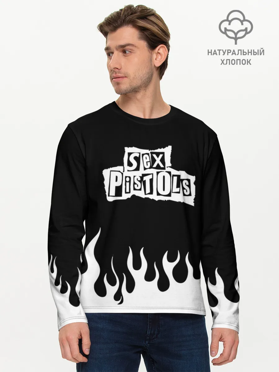 Мужской лонгслив базовый / Sex Pistols