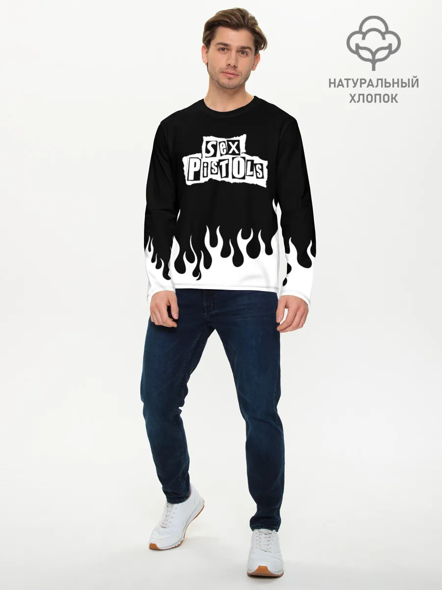 Мужской лонгслив базовый / Sex Pistols