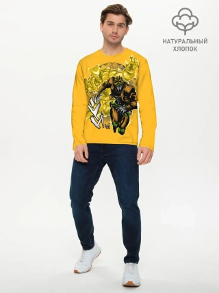 Мужской лонгслив базовый / Приключения ДжоДжо