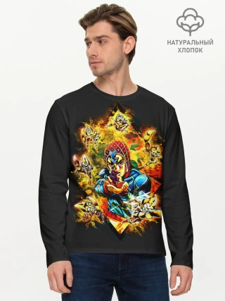 Мужской лонгслив базовый / JoJo Bizarre Adventure