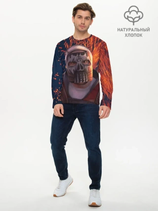 Мужской лонгслив базовый / Sparks Rust