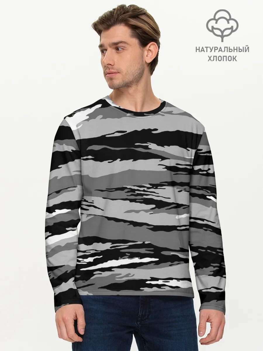Мужской лонгслив базовый / ОМОН
