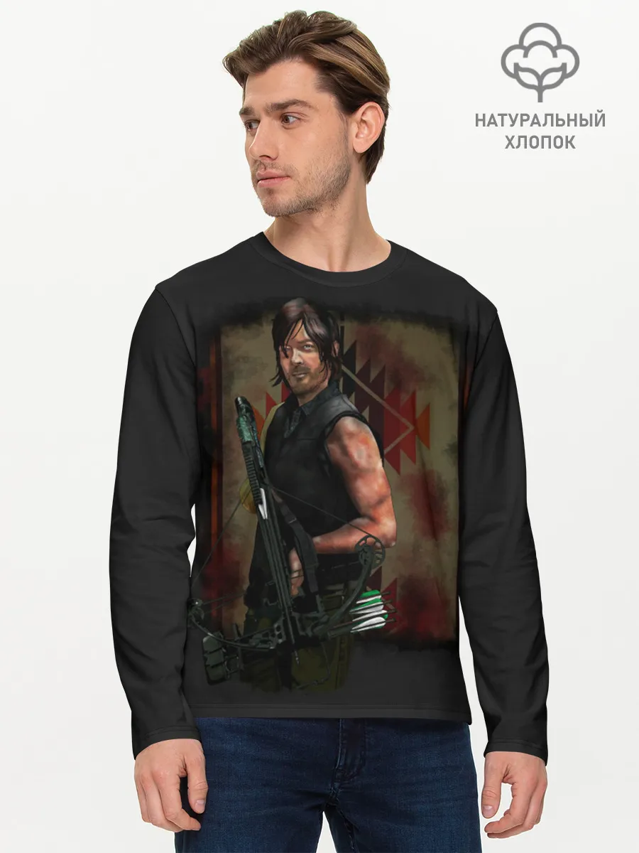 Мужской лонгслив базовый / The Walking Dead