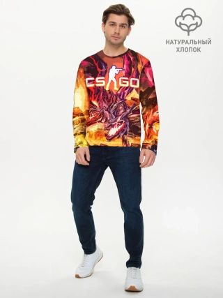 Мужской лонгслив базовый / CS GO