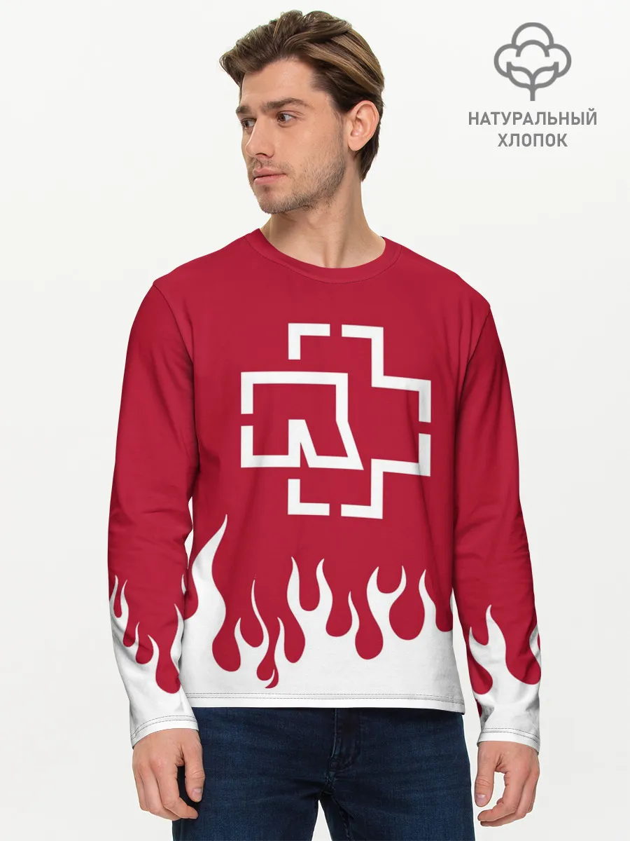 Мужской лонгслив базовый / Rammstein