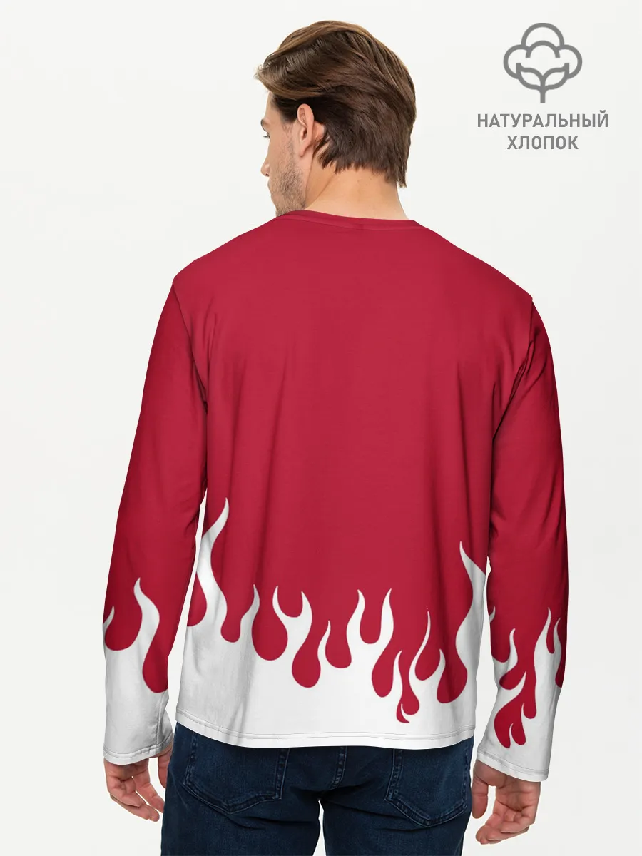 Мужской лонгслив базовый / AC DC