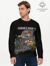 Мужской лонгслив базовый / MINECRAFT
