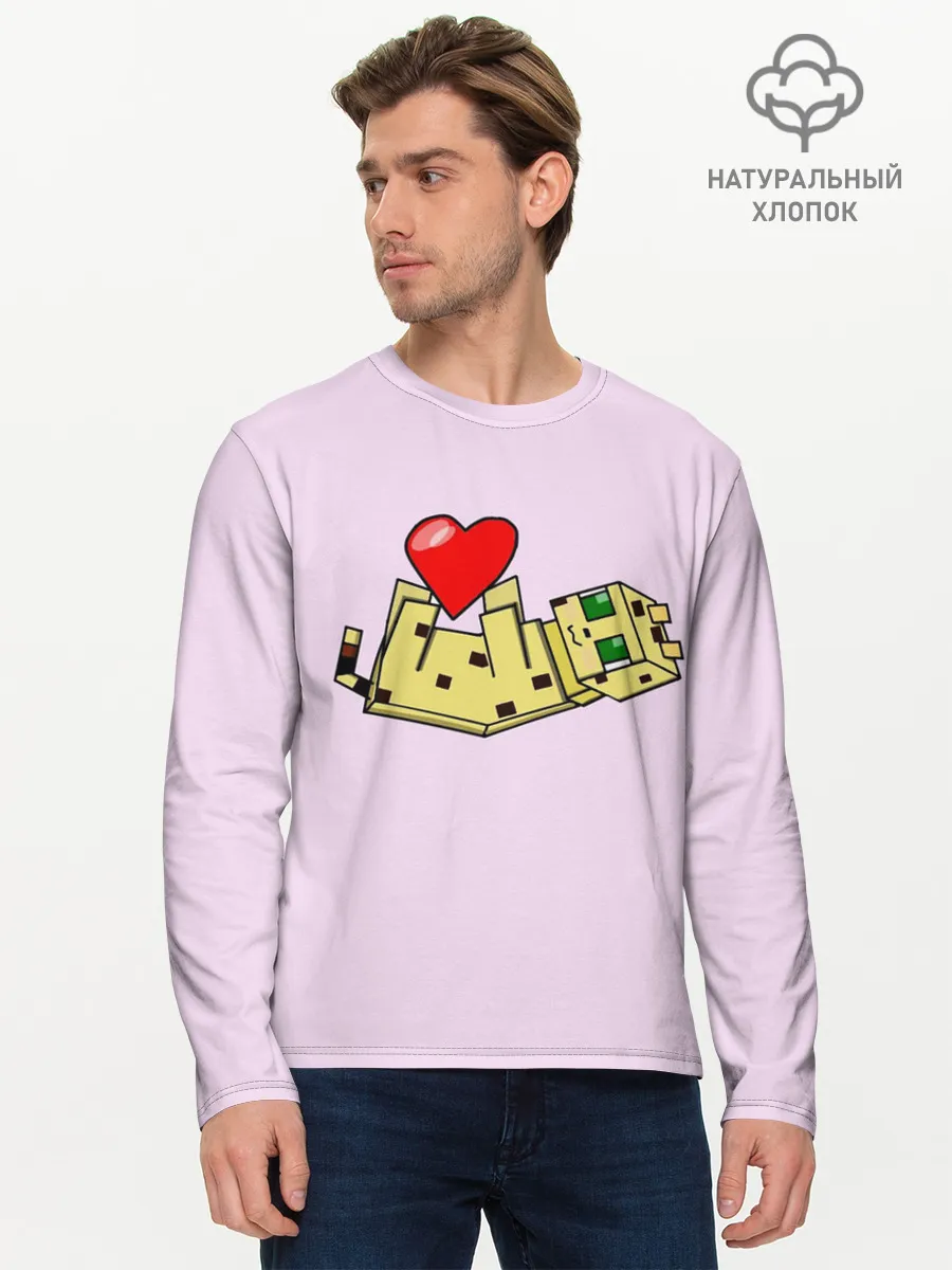 Мужской лонгслив базовый / MINECRAFT