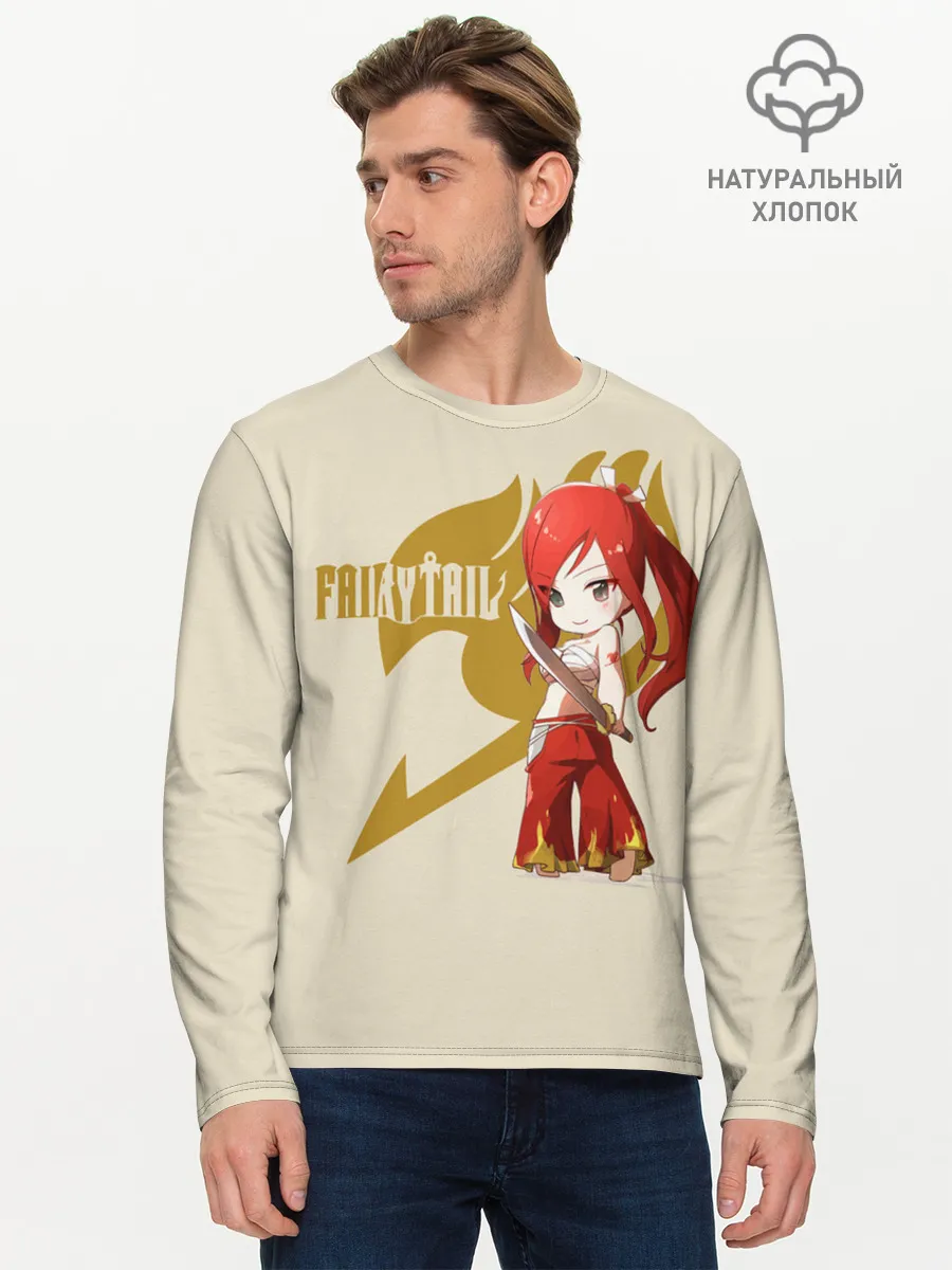 Мужской лонгслив базовый / Хвост Феи