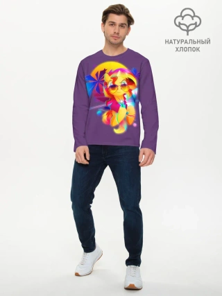 Мужской лонгслив базовый / My little pony