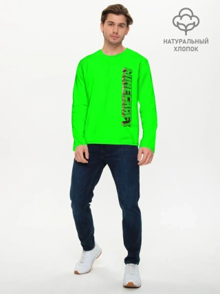 Мужской лонгслив базовый / Minecraft