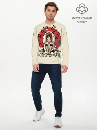 Мужской лонгслив базовый / Princess Mononoke