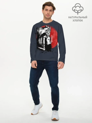Мужской лонгслив базовый / Принцесса Мононоке