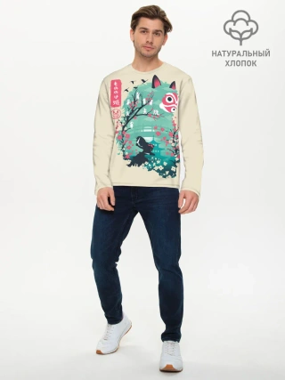 Мужской лонгслив базовый / Princess Mononoke