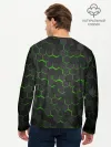 Мужской лонгслив базовый / OCTAGON зеленый
