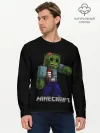 Мужской лонгслив базовый / MINECRAFT ЗОМБИ