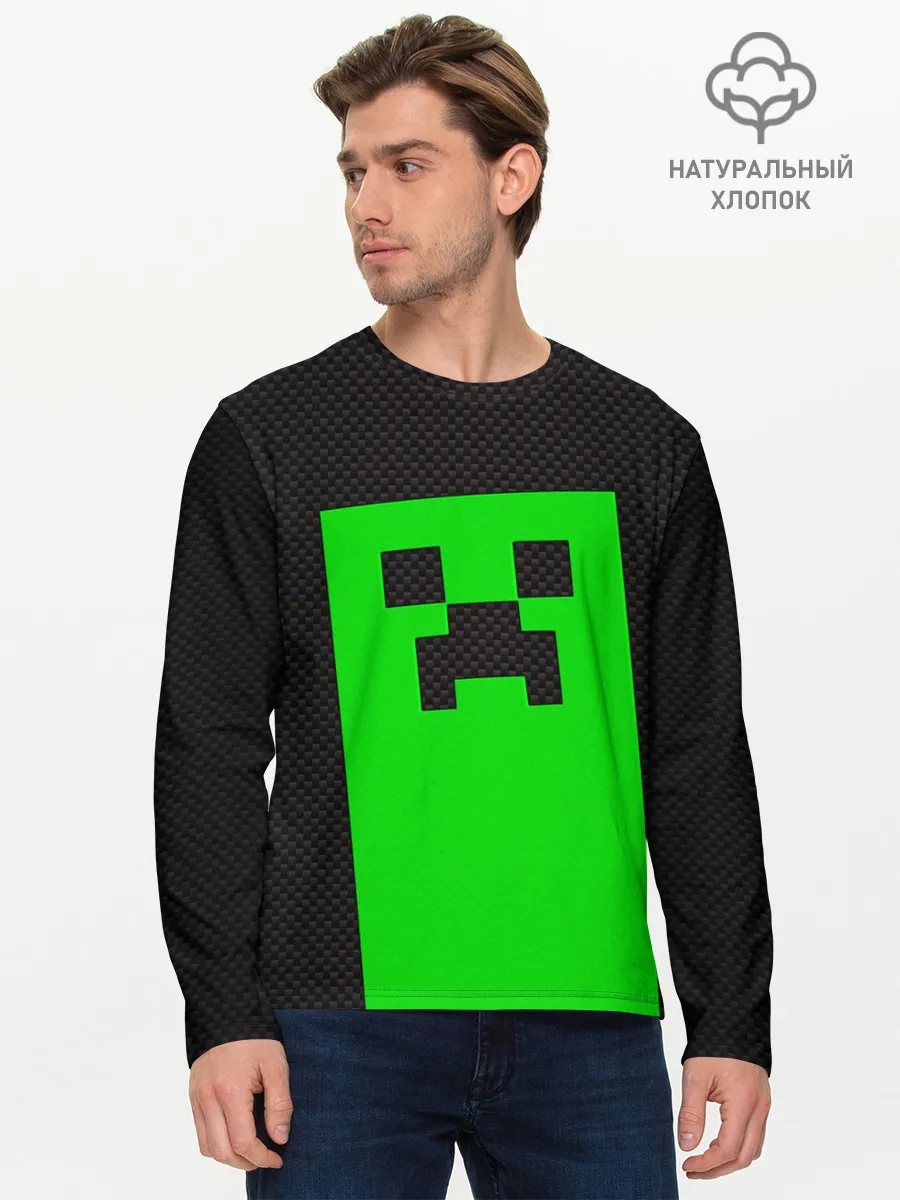 Мужской лонгслив базовый / MINECRAFT