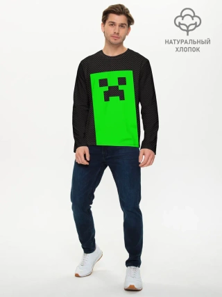 Мужской лонгслив базовый / MINECRAFT