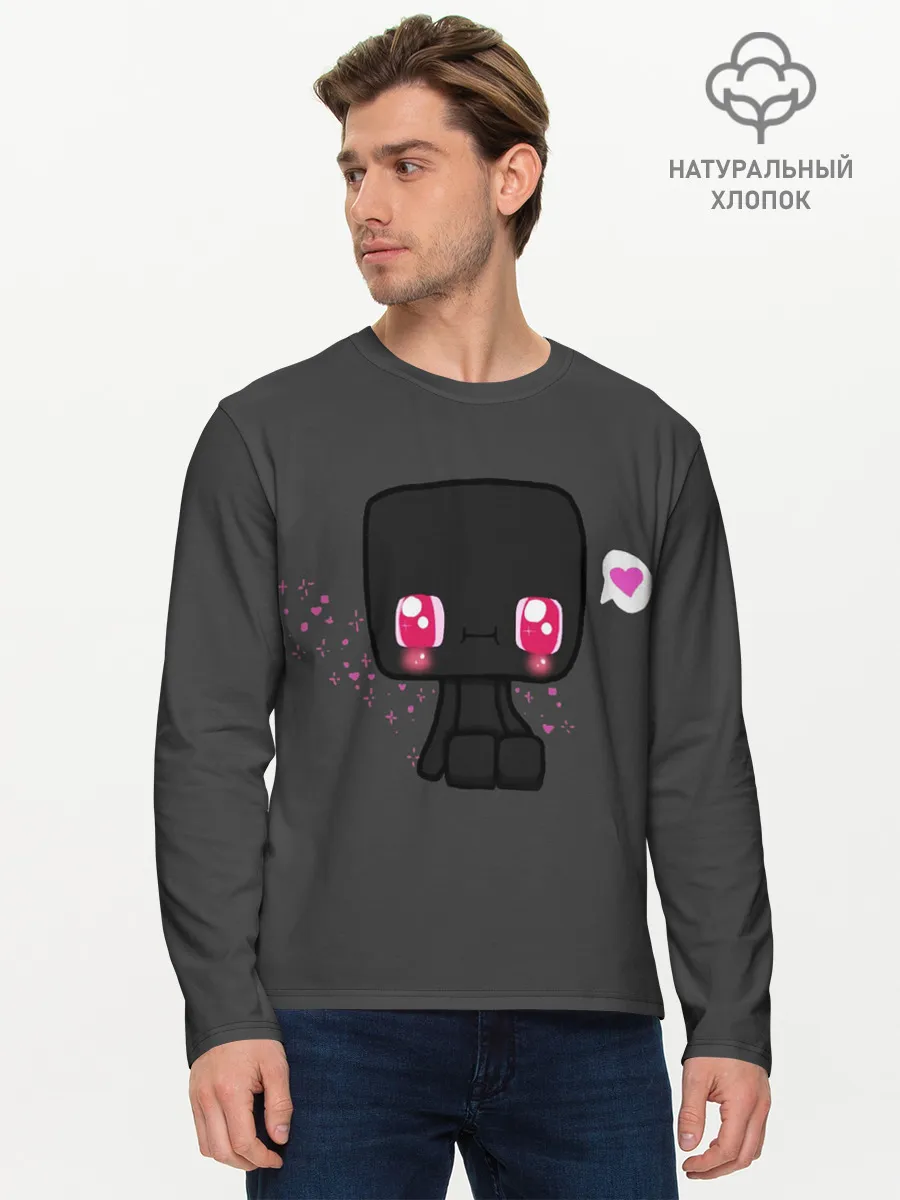 Мужской лонгслив базовый / MINECRAFT