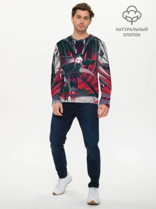 Мужской лонгслив базовый / Pixiv Fantasia Anastasia