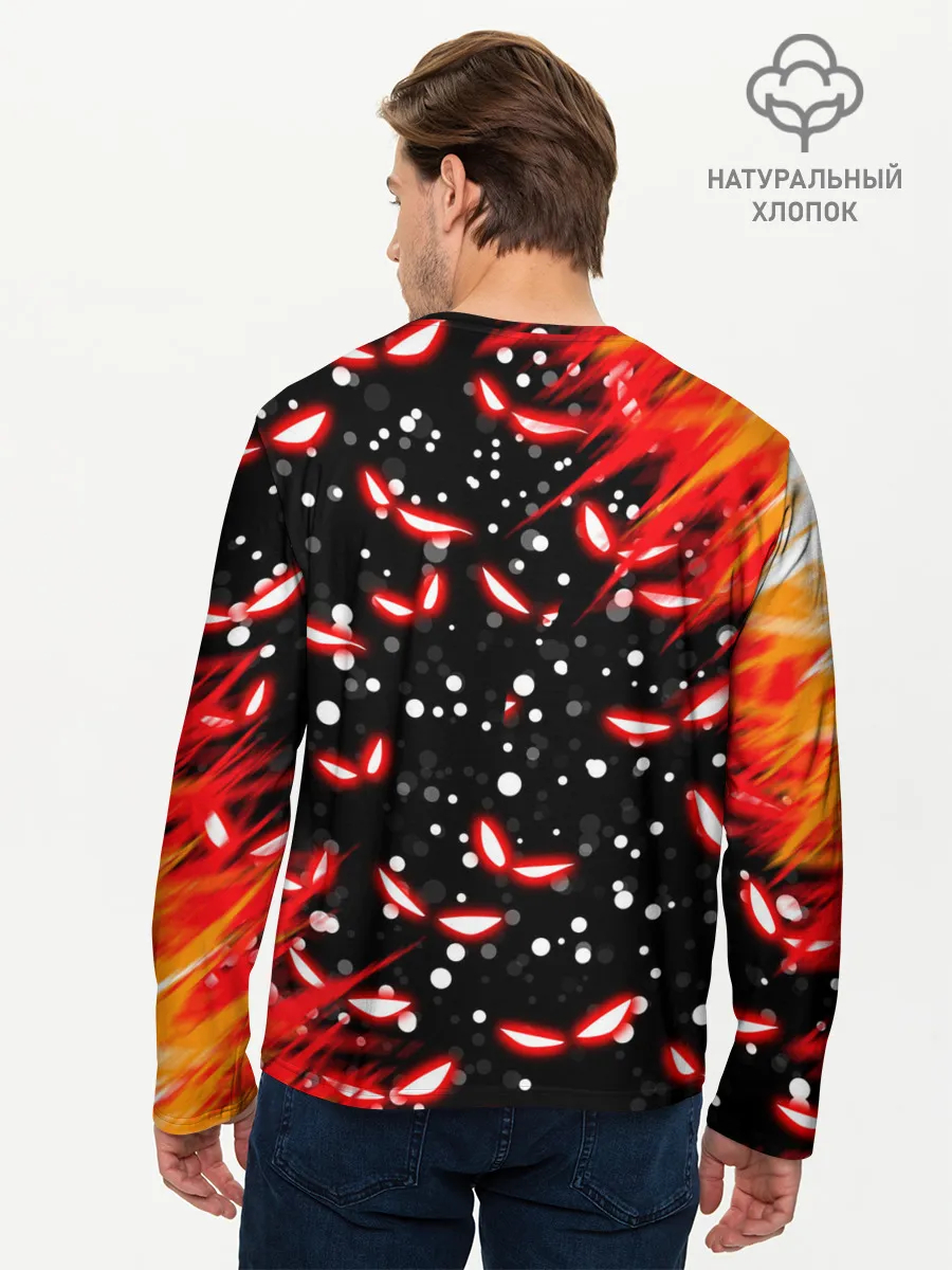 Мужской лонгслив базовый / HAZBIN HOTEL НОВОГОДНИЙ.