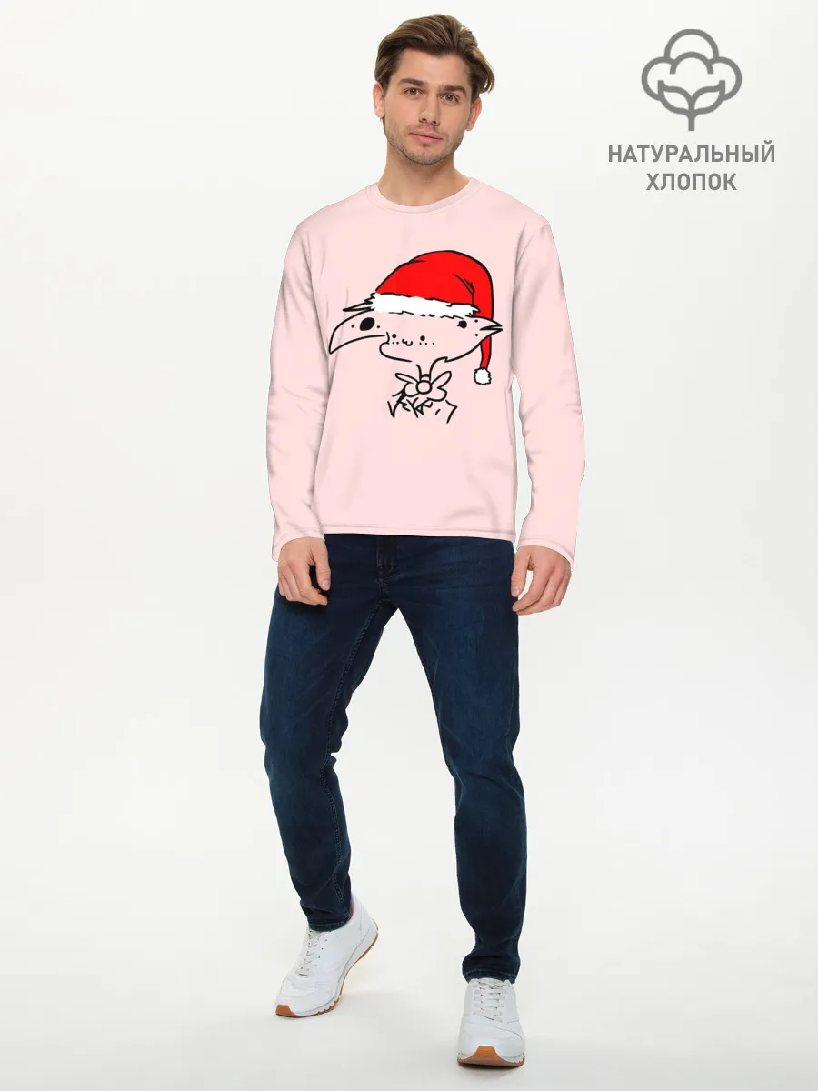 Мужской лонгслив базовый / Отель Хазбин