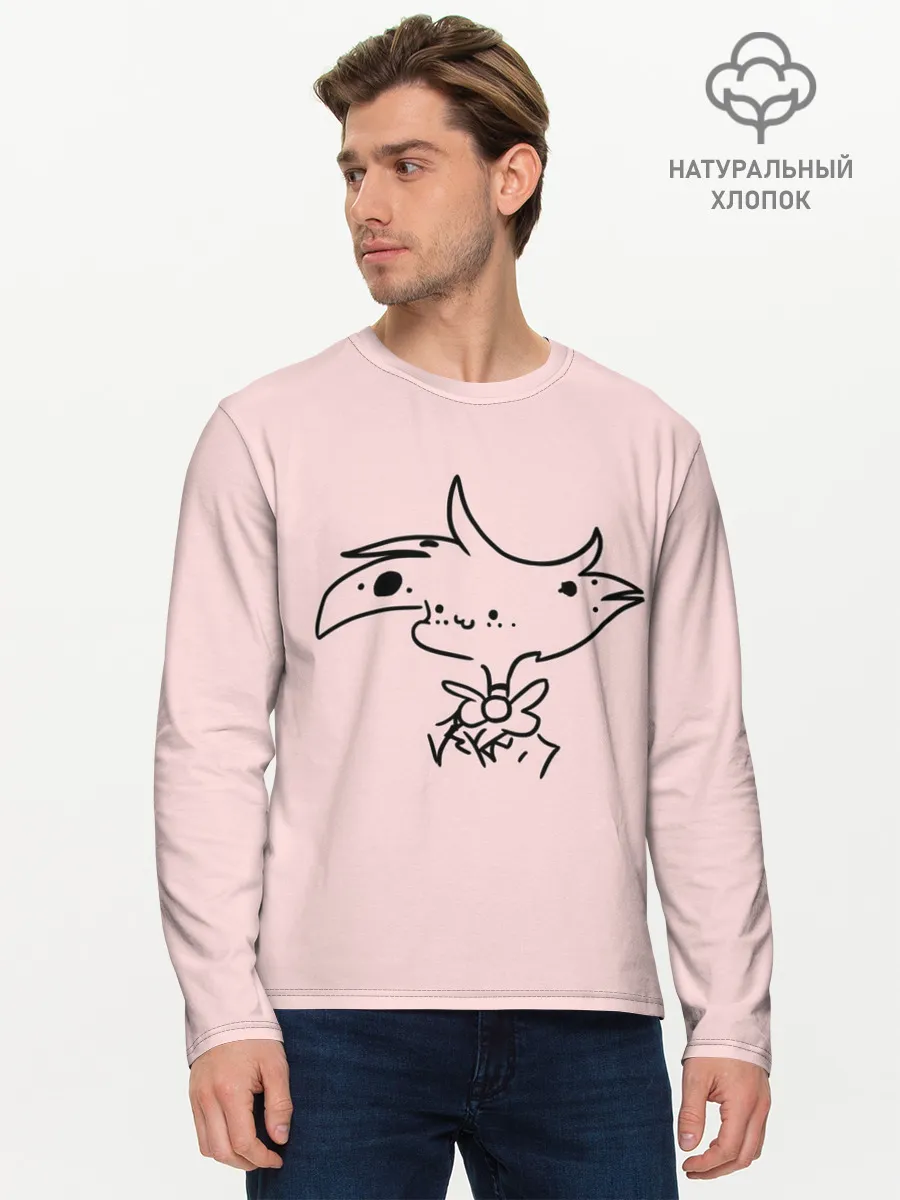 Мужской лонгслив базовый / Отель Хазбин