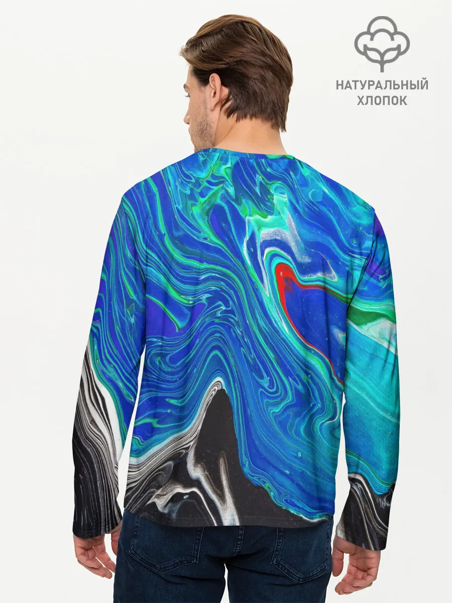Мужской лонгслив базовый / КИСЛОТНЫЙ АКРИЛ