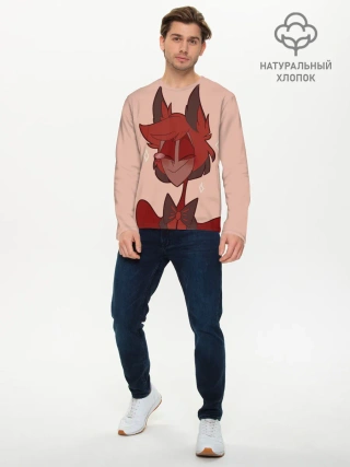 Мужской лонгслив базовый / Отель Хазбин