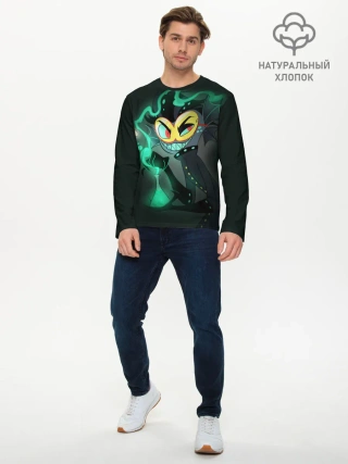 Мужской лонгслив базовый / Отель Хазбин