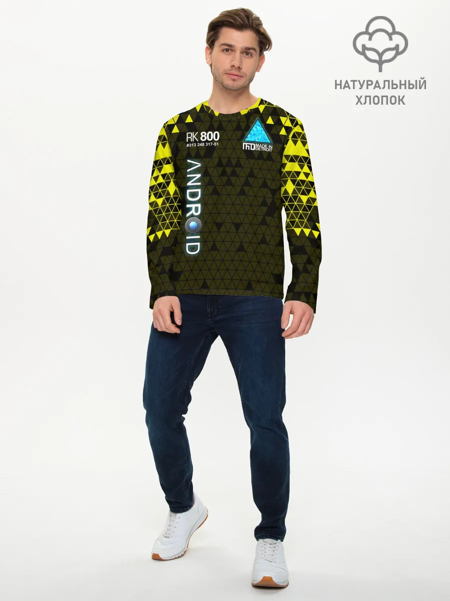 Мужской лонгслив базовый / DETROIT: BECOME HUMAN.