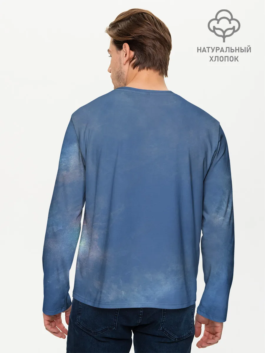 Мужской лонгслив базовый / Кубик Рубика