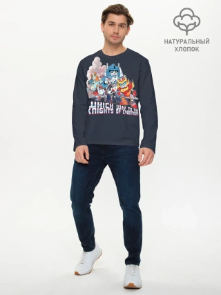 Мужской лонгслив базовый / Трансформеры