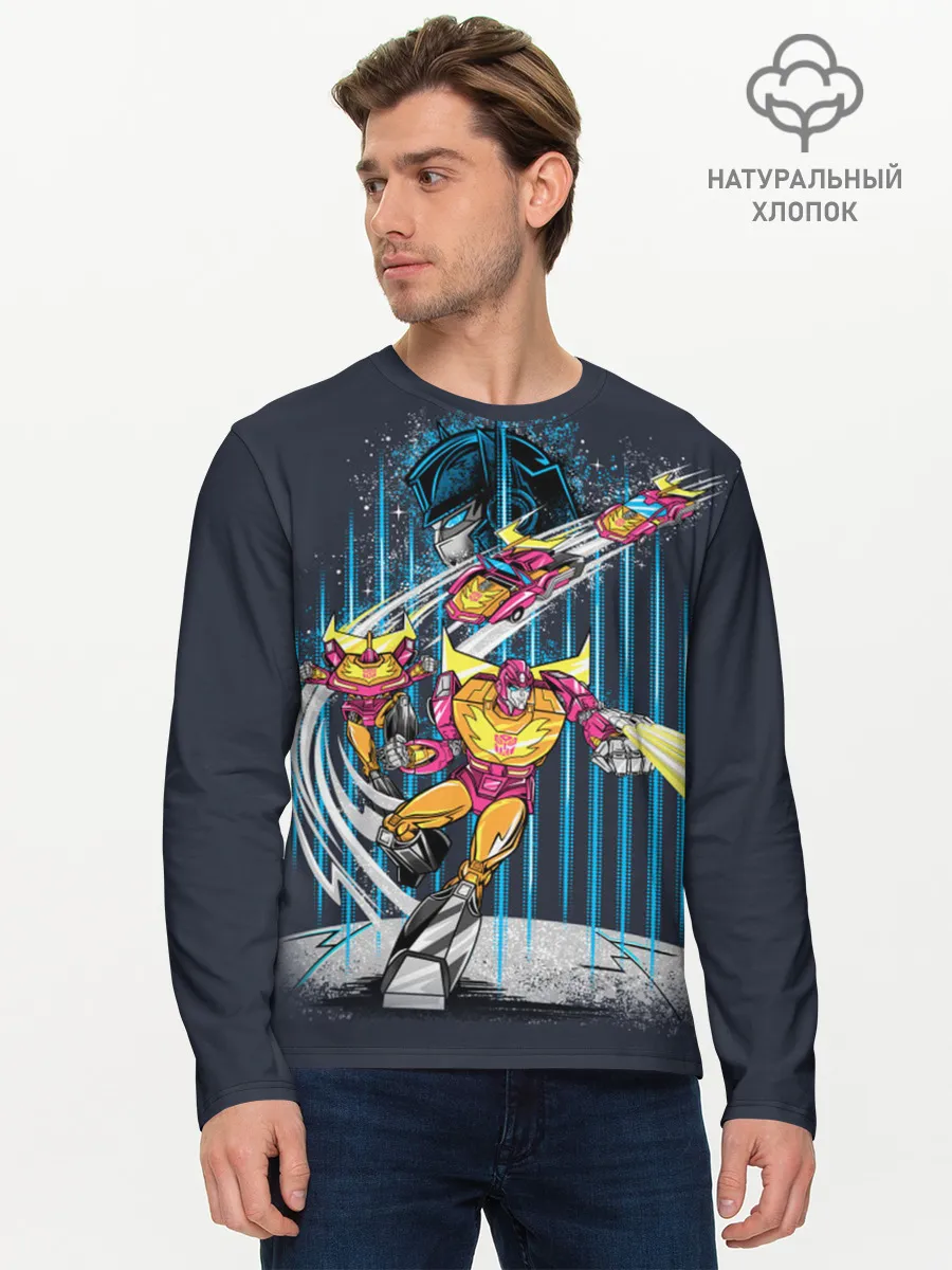 Мужской лонгслив базовый / Transformers