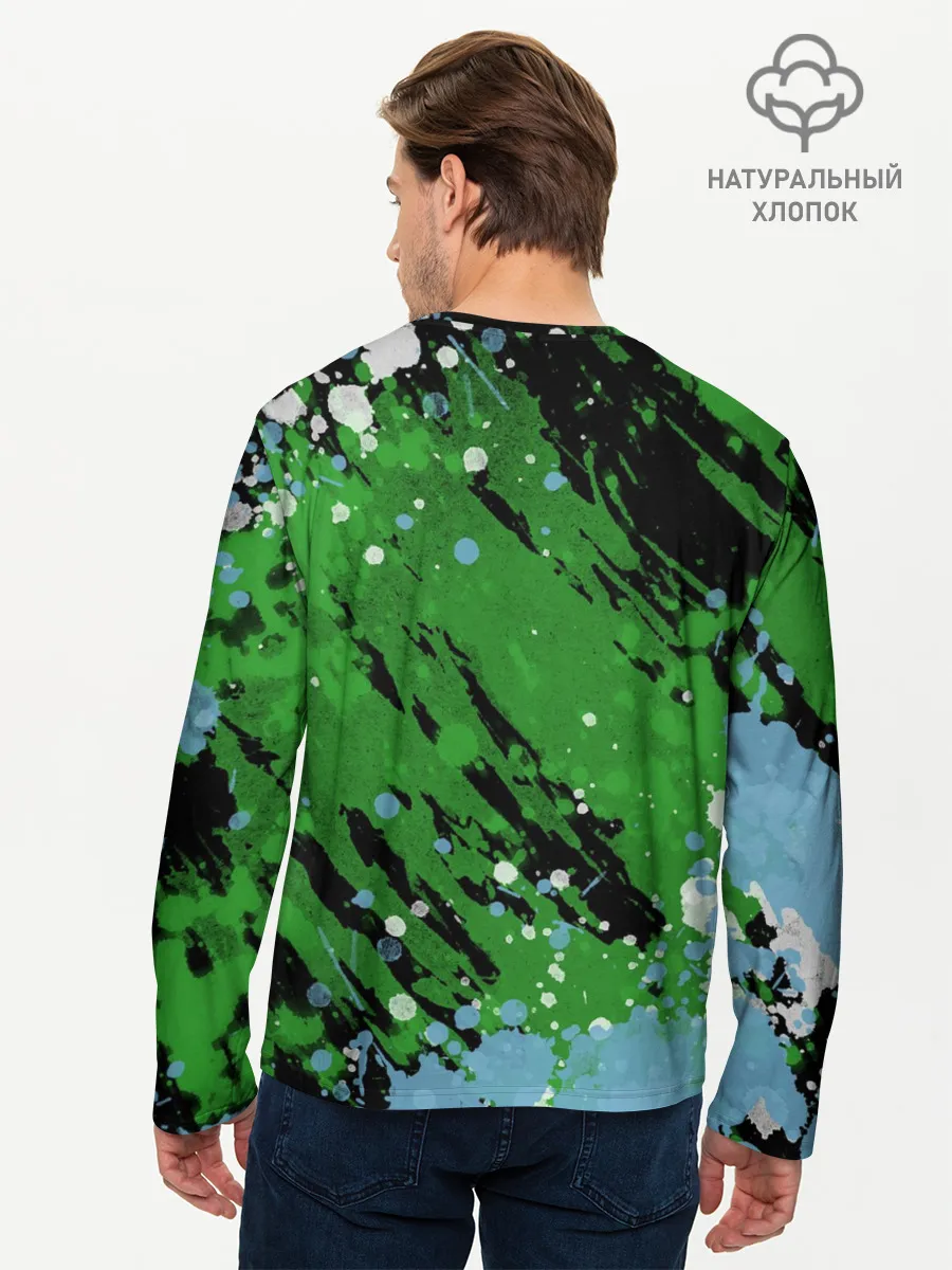 Мужской лонгслив базовый / Minecraft / Майнкрафт