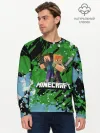 Мужской лонгслив базовый / Minecraft / Майнкрафт