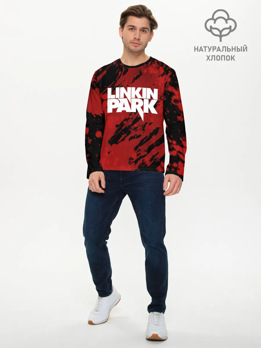 Мужской лонгслив базовый / Linkin Park