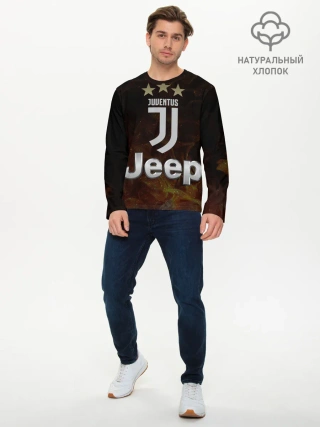 Мужской лонгслив базовый / Ювентус