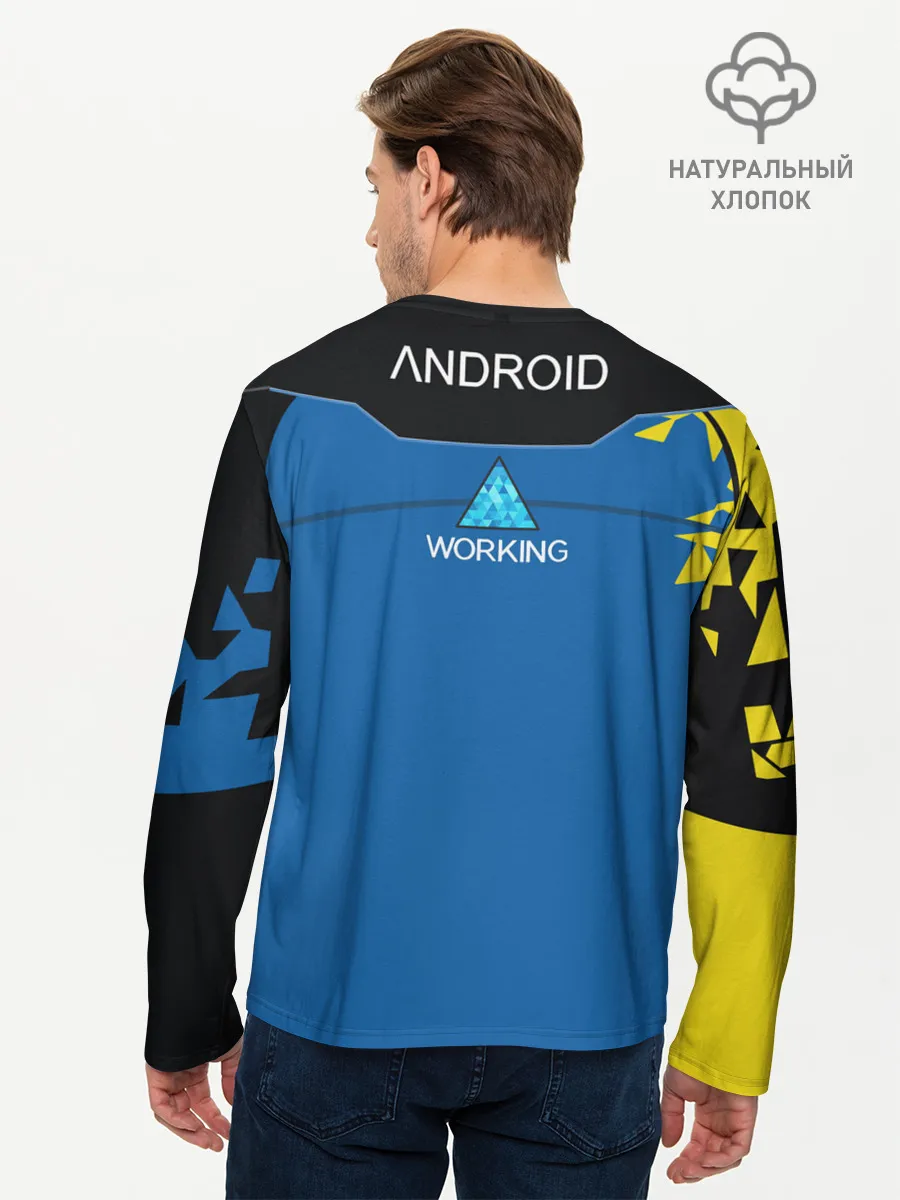 Мужской лонгслив базовый / Detroit:become