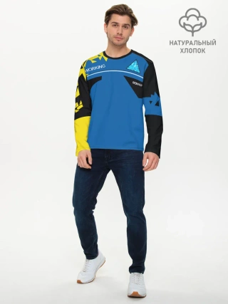 Мужской лонгслив базовый / Detroit:become