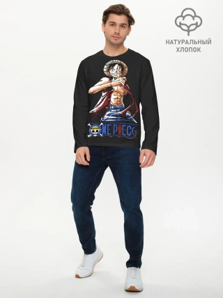 Мужской лонгслив базовый / лайк One Piece