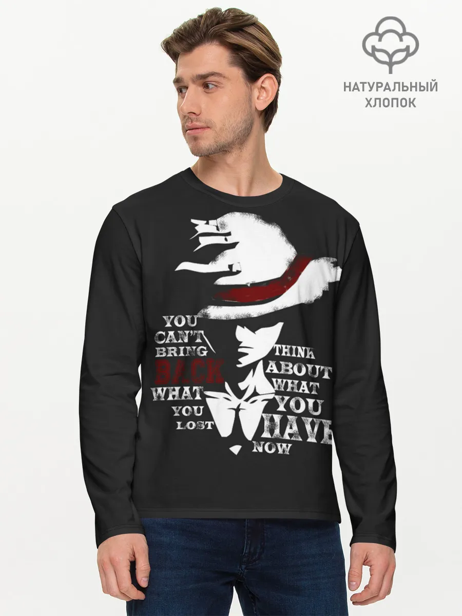 Мужской лонгслив базовый / Утраченного не вернуть One Piece