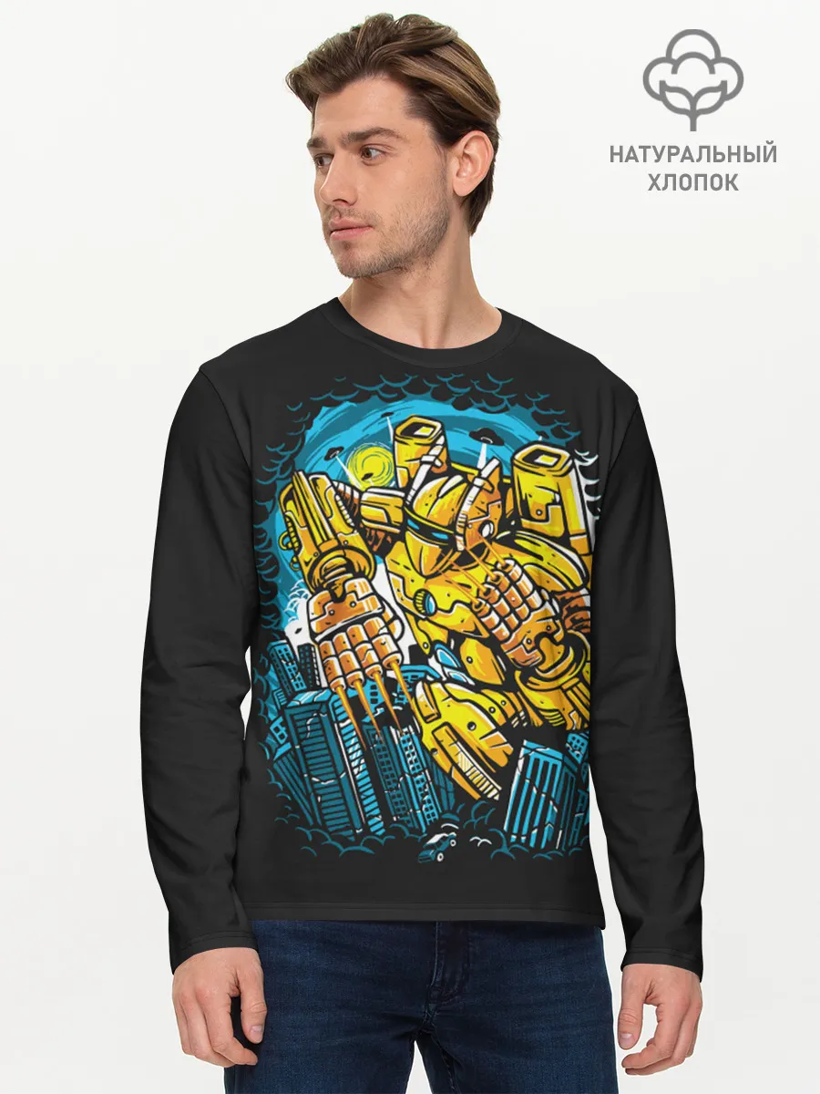 Мужской лонгслив базовый / Трансформеры