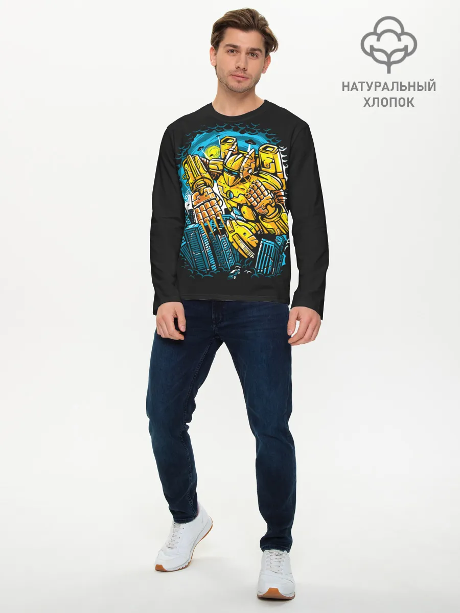 Мужской лонгслив базовый / Трансформеры