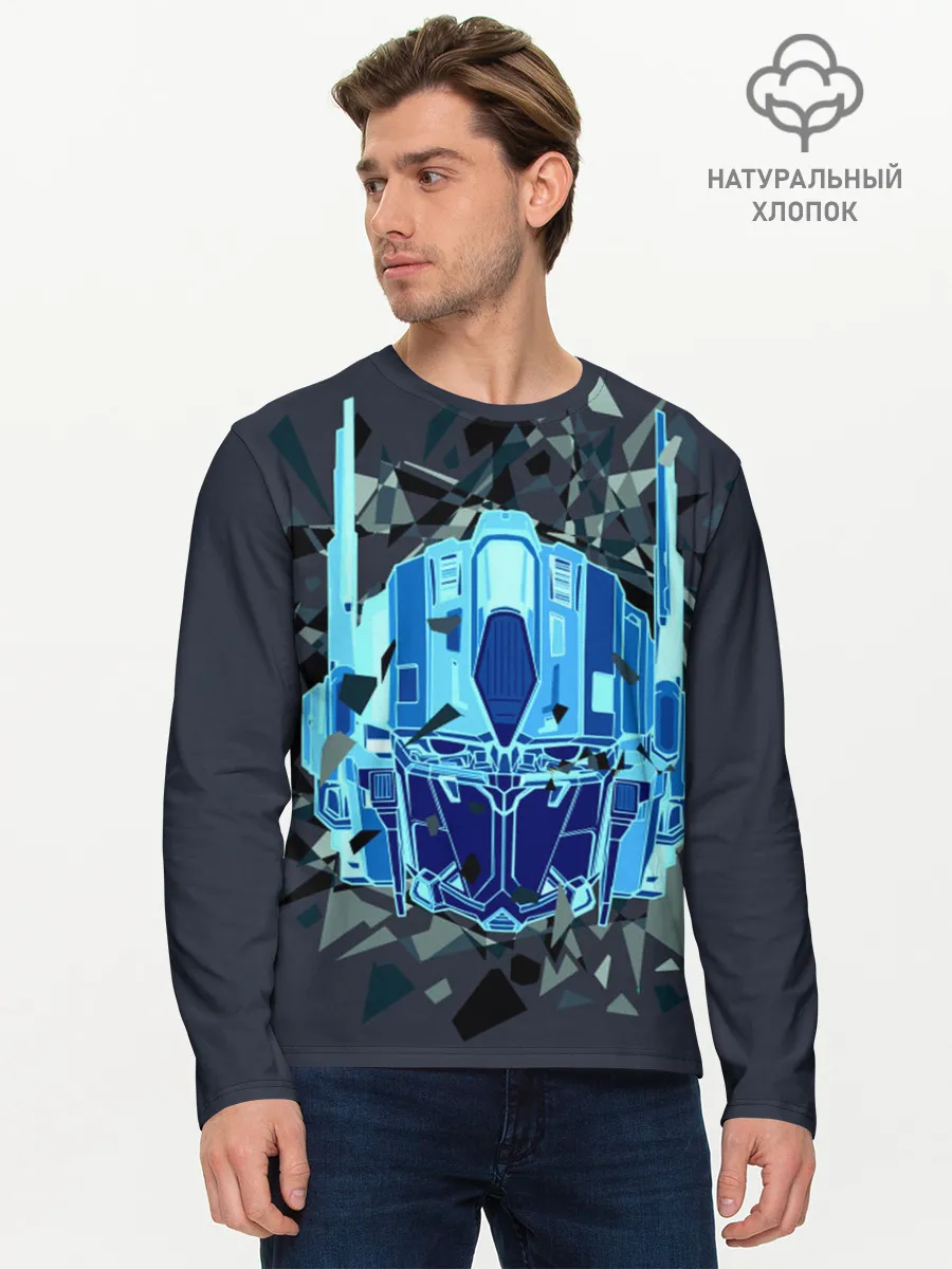 Мужской лонгслив базовый / Трансформеры