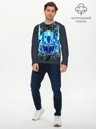 Мужской лонгслив базовый / Трансформеры