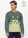 Мужской лонгслив базовый / totoro