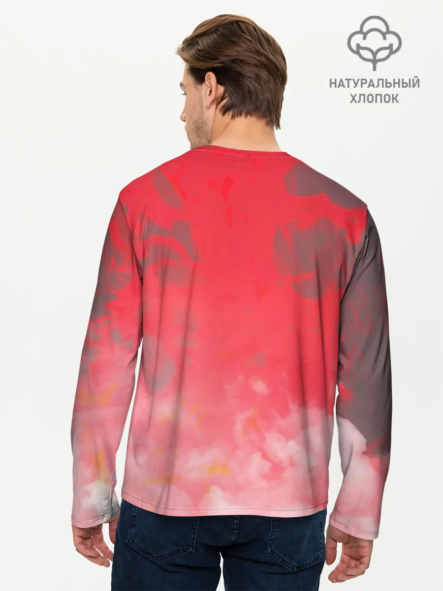 Мужской лонгслив базовый / Реал Мадрид