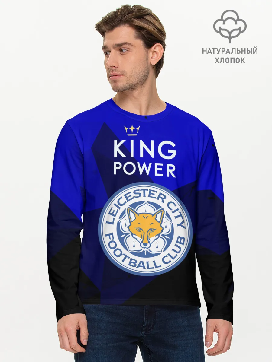 Мужской лонгслив базовый / Leicester City