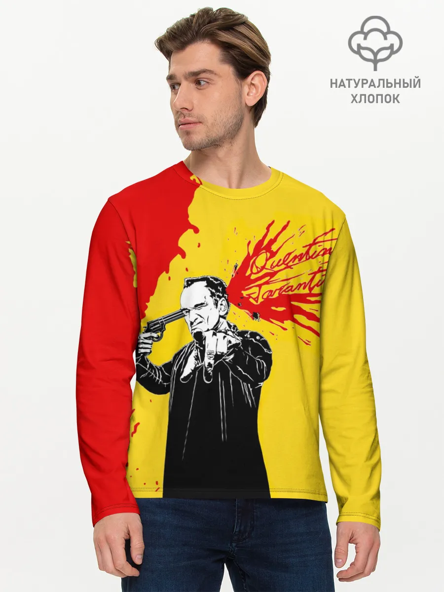 Мужской лонгслив базовый / Квентин Тарантино - shot